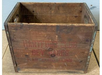 Harford Club Beverages Wood Crate