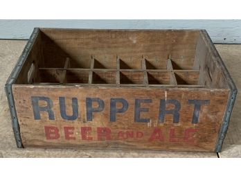 Ruppert Beer & Ale Wood Crate