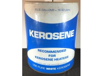 5 Gallon White Kerosene Can