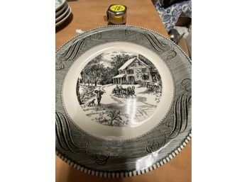 Over The River And Through The Woods - Serving Plate
