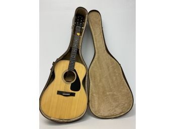 Yamaha Acoustic Guitar And Case