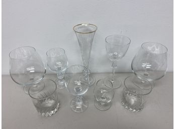Collection Of Bar Glassware