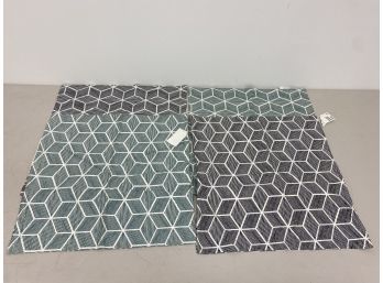 Cotton Geometric Throw Pillow Covers