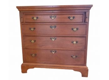 Craftique Solid Mahogany Mary Washington Silver Serving Chest Or Bachelor's Chest