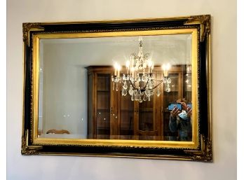Black And Gold Antique Mirror
