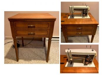 Vintage Sears Kenmore Sewing Table