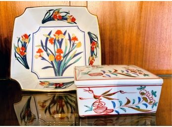 Tiffany & Co. Porcelain  Bowl And Box