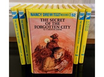 14 Volumes Of Nancy Drew Mysteries