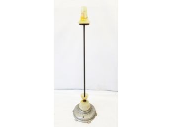 Antique Art Deco Glass Torchiere Floor Lamp  - For Parts