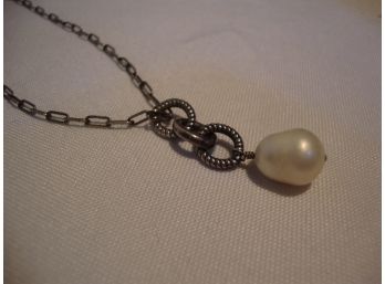 Silpada Pearl Necklace 18'