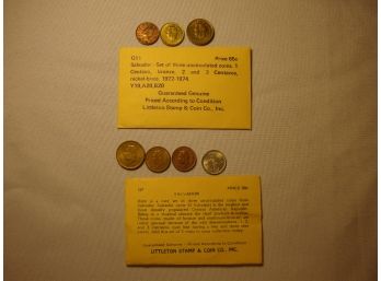 Salvador Coins 1972, 1974