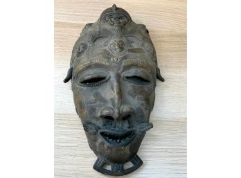 African Metal Mask