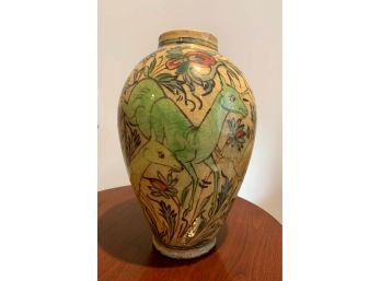 Beautiful Large Hand Painted Ceramic Vase