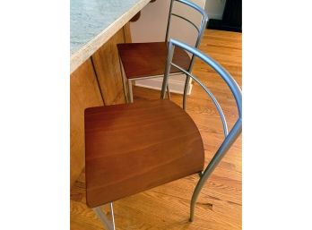 Pair Of  Calligaris  Italian Made Counter Stools( Approx $500 Each)