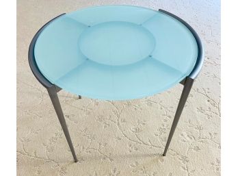 Frosted Glass Side Table