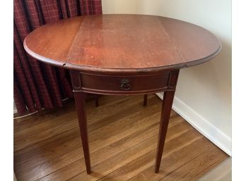 Vintage Wooden Drop Leaf Side Table