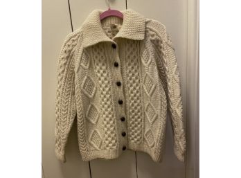 Blarney Handcrafts 100 Percent Wool Sweater, Made In Ireland