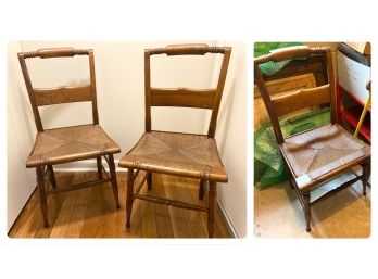 Set Of 3 Vintage French Country Style Chairs