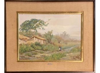 Vintage Painting By Sangiuliano - Oil On Canvas