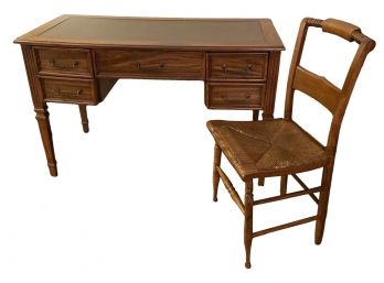 Vintage Writing Desk And Chair