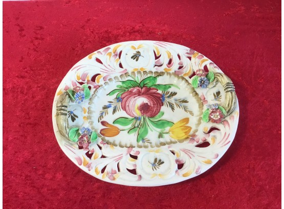 Italy Floral Platter