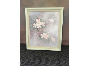 A. Herbert Floral Oil On Canvas