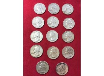 1960-63 Silver Quarters 8.72 Grams