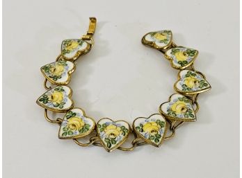 Lovely Vintage Heart Bracelet