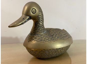 Solid Brass Decoy Duck