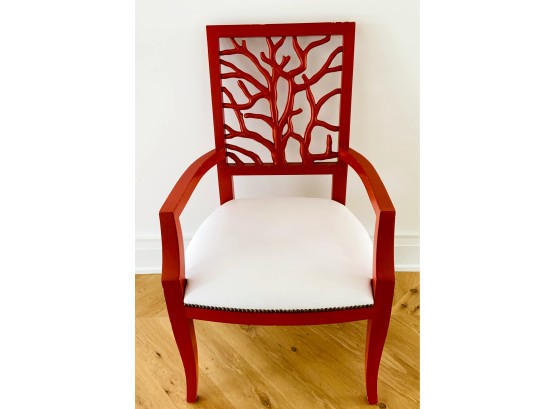 Lillian August Leather Seat Tree Chair