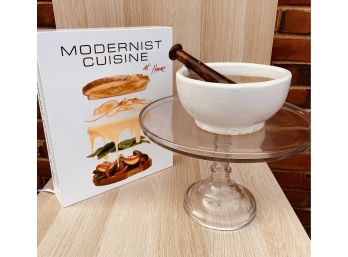 In The Kitchen: Modernist Cuisine, Mortar & Pestle, Cake Plate