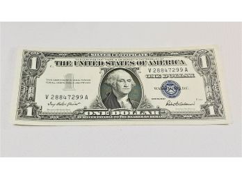 $1 Silver Certificate 1957 Crispy