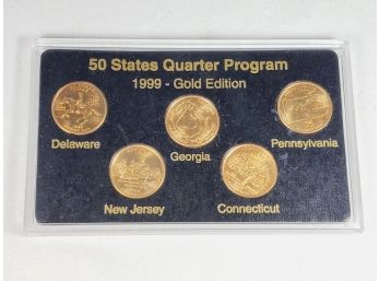 1999 Gold Covered Edition Quarters