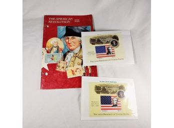 American Revolution Stamp Book Plus Stamps