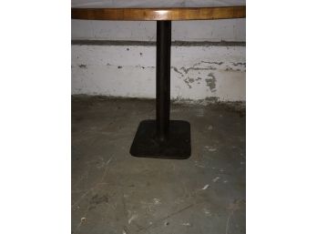 Vintage 42' Round Vintage Butcherblock Table