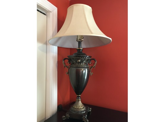 Trophy Style Heavy Lamp (1 Of 2 Listed Separately In This Auction)