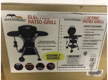 MASTERBUILT Electric Patio Grill **NEW**
