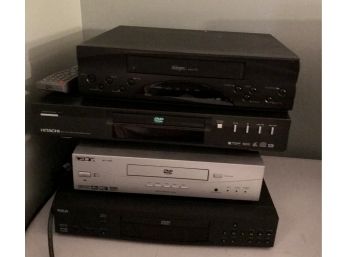 Lot Of DVD Players And A VCR