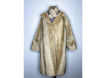 Russel Taylor Faux Fur Coat -Fabric By La France-Unknown Size