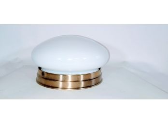 International Lighting Ceiling Fixture  Opal Globe With Bronze Base - Brand New