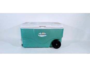 Coleman Xtreme Green Cooler With Wheels And Handles