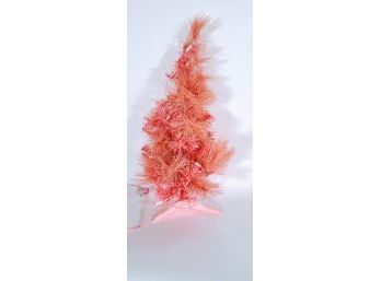 Pink  Small Illuminated Christmas Tree