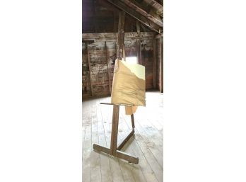 Vintage Art Easel With Paper