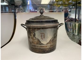Lidded Silver Container