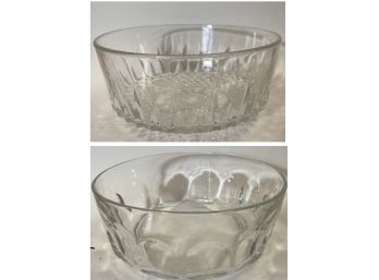 Pair Of Glass Bowls