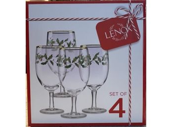 Lenox Holiday Glasses