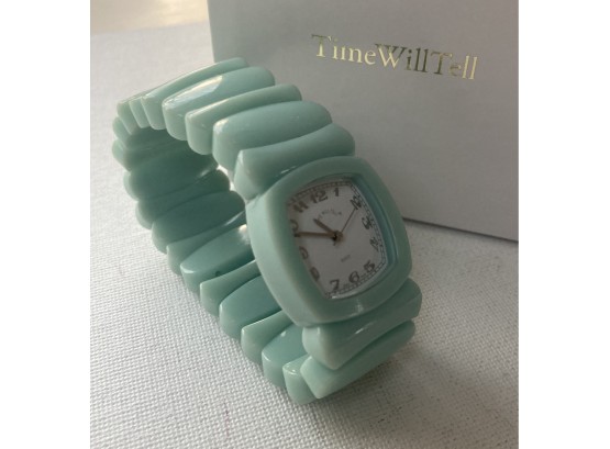 New In Box - Retro Bakelite Style Watch By 'Time Will Tell' -Style H