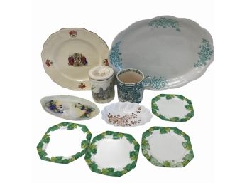 Queen Elizabeth Coronation Plate And Everything Shown