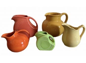 Vintage Ceramic Pitcher Lot - Includes Fiestaware