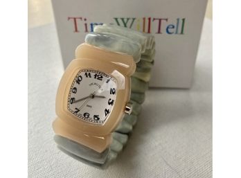 New In Box - Retro Bakelite Style Watch By 'Time Will Tell' -Style B